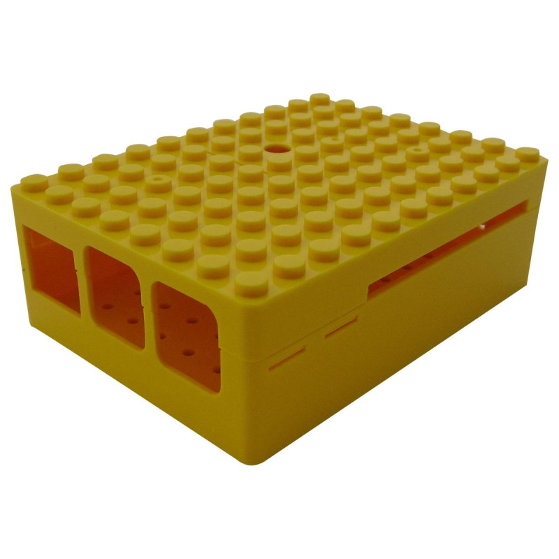 Multicomp Pro (CBPIBLOX-YEL.) Dev Board Enclosure, Pi Blox, Yellow, ABS