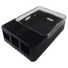 Multicomp Pro (CBPIHAT-BLK) Dev Board Enclosure, Black / Transparent