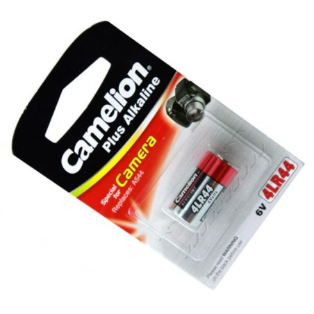 CAMELION 4LR44-BP1 Camera Battery 6V 165mAh Alkaline Plus