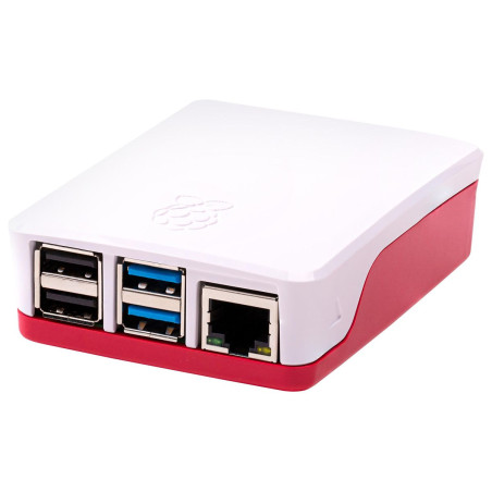 Raspberry Pi (PI4B_CASE_RED/WHITE) Raspberry Pi 4 Model B Official Case