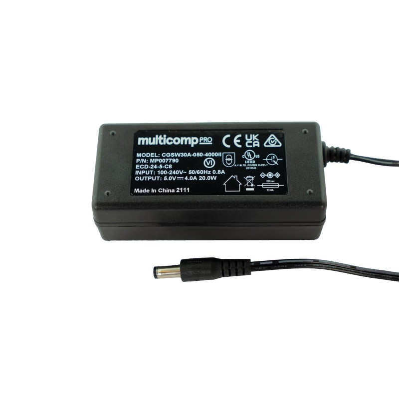 Multicomp Pro (MP007791) AC/DC Power Supply, 1 Output, 24 W, 12 VDC, 2 A