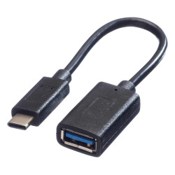 Multicomp Pro (MP010450) Smart Cable, USB C Plug-USB A RCPT, 0.15m