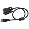 Multicomp Pro (MP012460) Smart Cable Assembly, USB 2.0 to DB9P Male