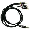 Multicomp Pro (PS000236) Audio/Video, 4 Pole Jack Plug, Phono (RCA) Plug, 