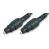 Multicomp Pro (JR9907.5M D=4MM BLK) TOSLINK Plug, TOSLINK Plug, 5m