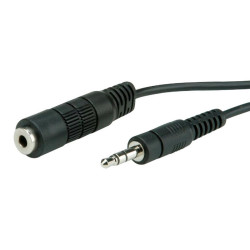 Roline (11.09.4355) 3.5mm Stereo Jack Plug, 3.5mm Stereo Jack Socket