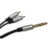 Multicomp Pro (PS000049) 6.35mm (1/4") Stereo Jack Plug, Phono (RCA) Plug,