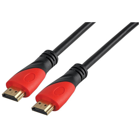 LMS Data (C-HDMI2.0-1.8-X) HDMI A Plug, HDMI A Plug, 1.8 m, Black, Red