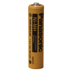 Panasonic HHR80AAAB3B Rechargeable Battery, Single Cell, 1.2 V, AAA