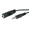 Roline (11.09.4359) 3.5mm Stereo Jack Plug, 3.5mm Stereo Jack Socket, 10m