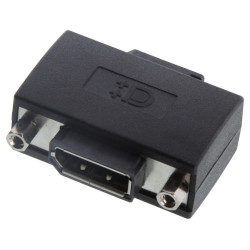 L-com (DP-FF) Audio Adapter, DisplayPort Receptacle, DisplayPort Receptacle