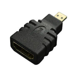 DFRobot (FIT0664) Micro HDMI Plug, HDMI Receptacle, Black, PVC, 