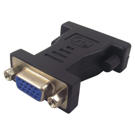 Videk (2263) DVI to VGA Audio / Video Adapter, DVI-A Plug, VGA Receptacle