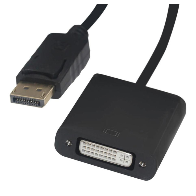 Videk (2409ED) DisplayPort Plug to DVI Receptacle