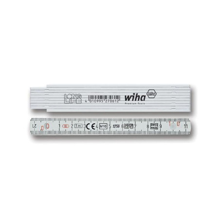 Wiha (41010001) Ruler, Folding, 90° Latching, Polyamide, 1m