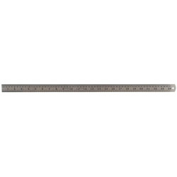 Duratool (D03078) 24" (600mm) Stainless Steel Ruler with Metric/Imperial