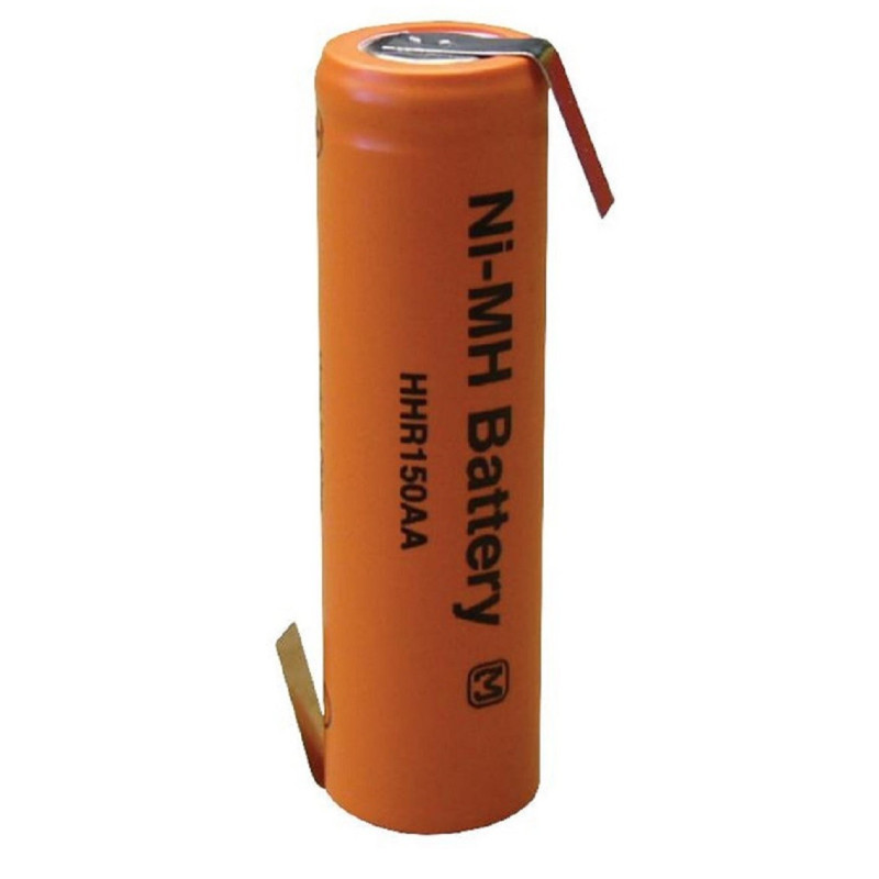 Panasonic HHR-150AA-1Z Rechargeable Battery, Single Cell, 1.2 V, AA