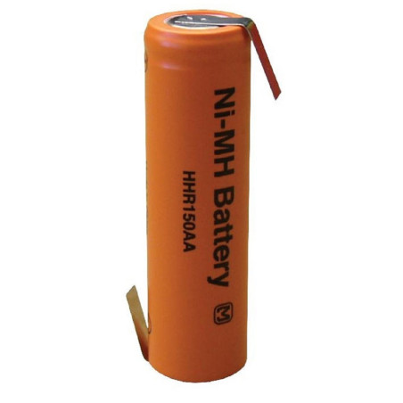 Panasonic HHR-150AA-1Z Rechargeable Battery, Single Cell, 1.2 V, AA