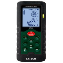 Extech (DT40M) Laser Distance Meter, 0.05m to 40m,  ± 2mm, LCD