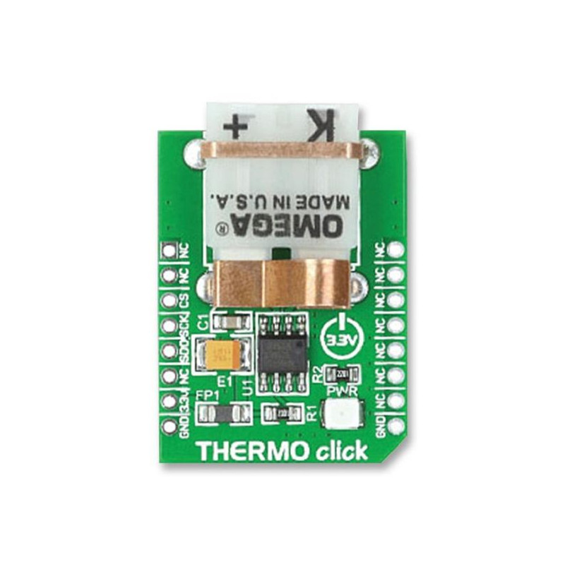 Mikroelektronika (MIKROE-1197) Click Board, THERMO click, Temperature