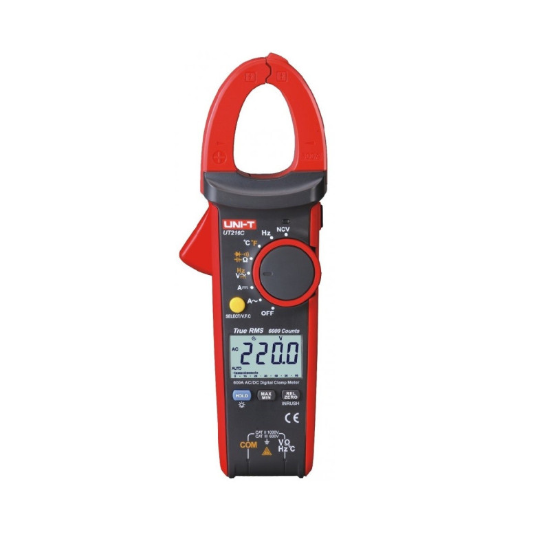 UNI-T UT216C Digital Clamp Meters True RMS 600A