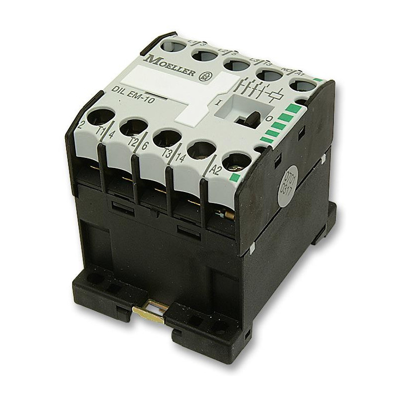 EATON MOELLER DILEM-10 24VAC Contactor, Panel Mount, 400 V, 3PST-NO, 3 Pole, 4 kW