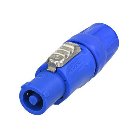 Neutrik (NAC3FCA) High Power Connector  3Pin  Blue  Receptacle  250 VAC