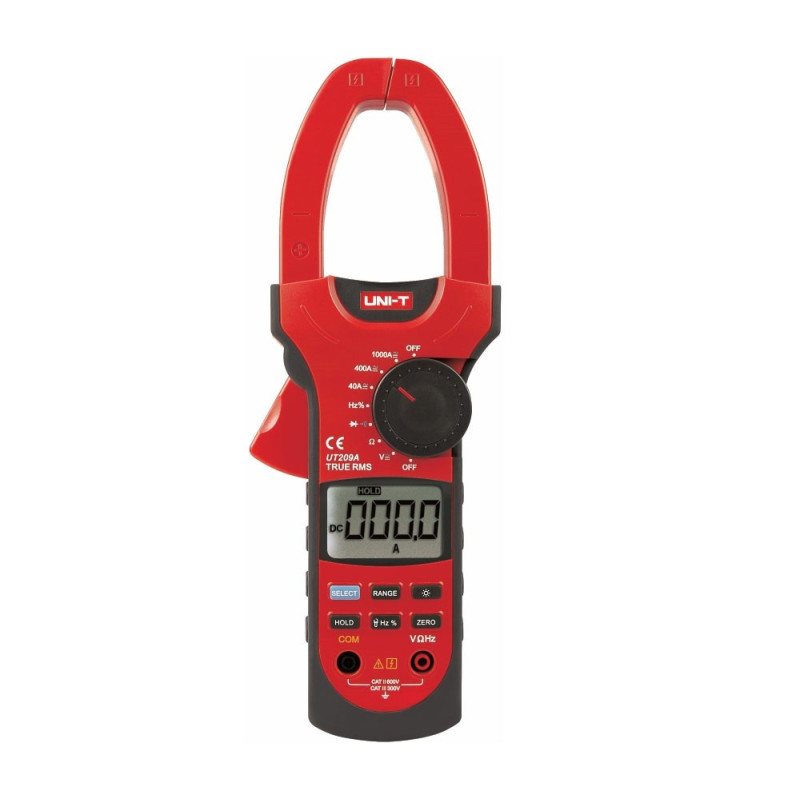 UNI-T UT209A Clamp Meter True RMS 1000A 400MV-1000V