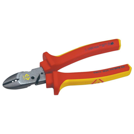 CK Tools (431008) Combination Cable Cutter  Redline VDE  Side Cutter 160mm