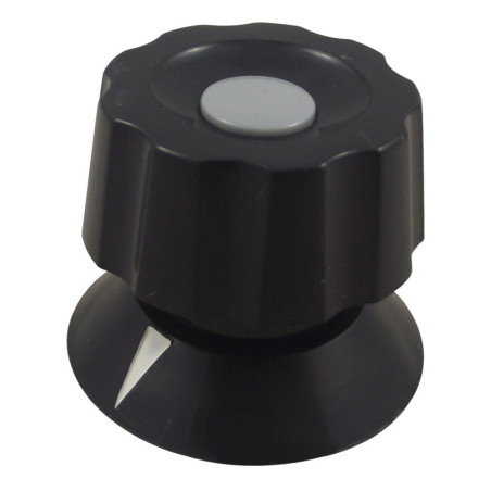 Mentor (476.61) Knob  Round Shaft  6 mm  Plastic