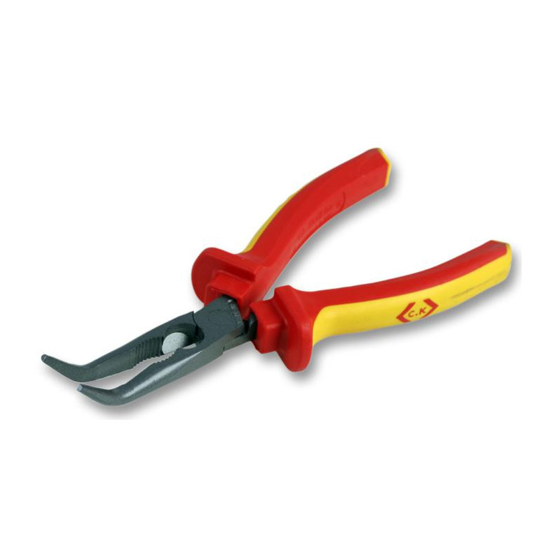 CK Tools 200mm Redline VDE Bent Nose Pliers