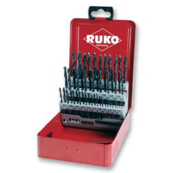 Ruko (205217) Drill Bit Set  HSS-R  1 mm - 5.9 mm  50 Piece