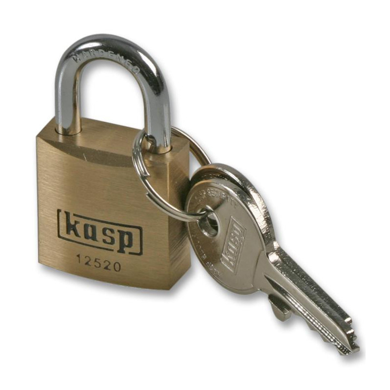 Kasp Security (K12520) 20mm Premium Brass Padlock