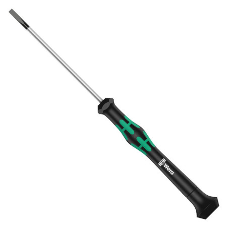 Wera (118010) Screwdriver  Slotted  Precision  80mm Blade  3mm Tip