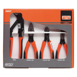 Bahco (9897) Plier Set  4 Piece