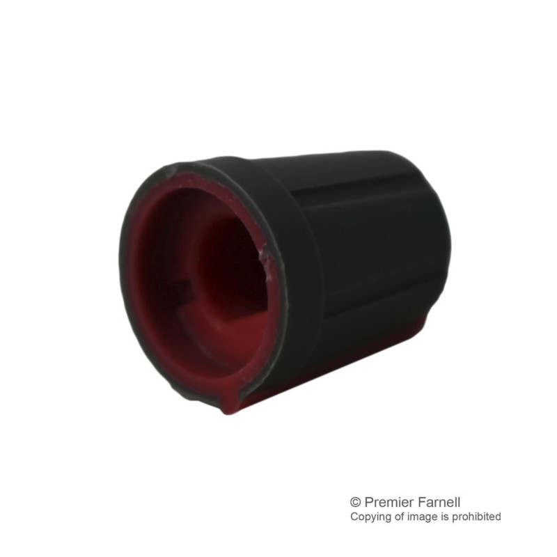 Multicomp Pro (CR-R4-1C5-0D(6.4) Knob  Round Shaft  6.4 mm  Plastic