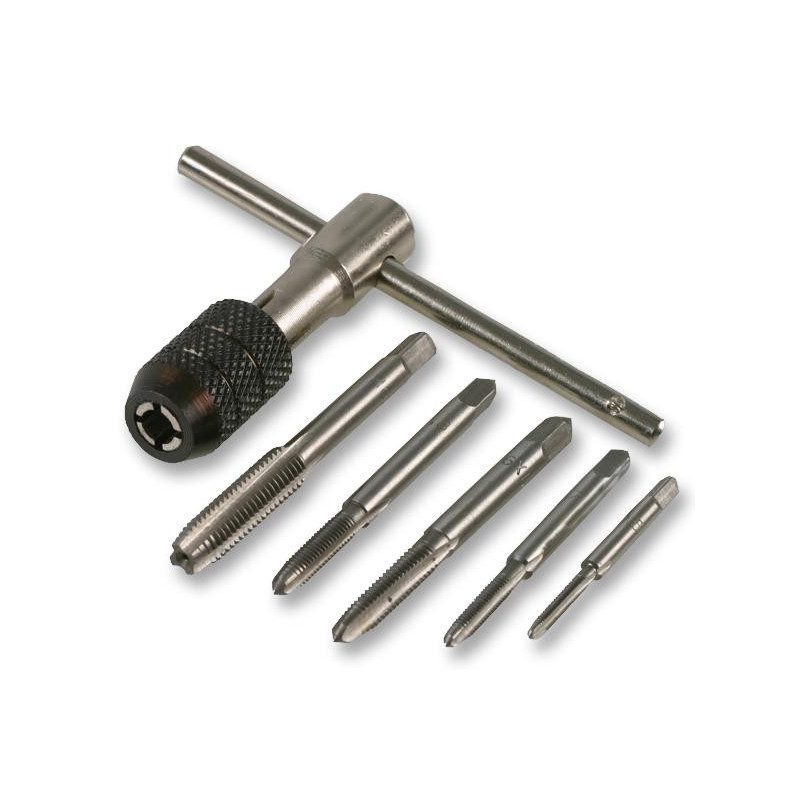 Duratool  6 Piece Tap and Wrench Set - D00193