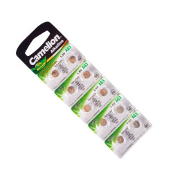 CAMELION AG3-BP10 Bat Coin SOX 1.55V 24mAh 7.9x3.6mm-Per 10pcs