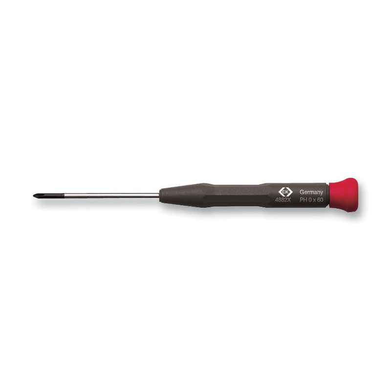 CK Tools (T4882X 000) Phillips Screwdriver   000 Tip  60mm Blade Length