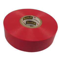 3M (35 19MM RED) Electrical Insulation Tape  19 mm x 20 m