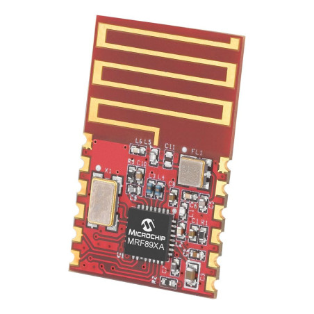 Microchip (MRF89XAM8A-I/RM) Transceiver Module  Surface Mount  868 Mhz