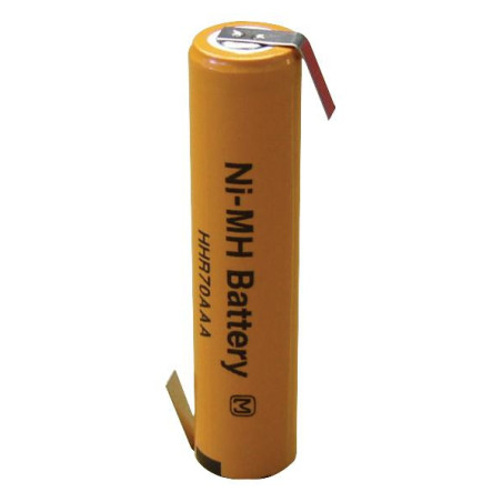 Panasonic HHR-70AAA-1Z Rechargeable Battery  Single Cell  1.2 V  AAA