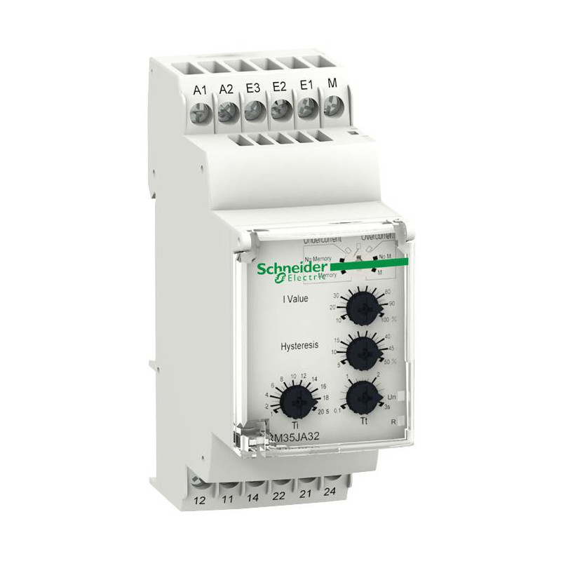 Schnieder  Current Monitoring Relay  DPDT  5 A  DIN Rail  250 VAC