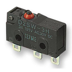 Omron (D2SW-01MS) Microswitch  Subminiature  Pin Plunger