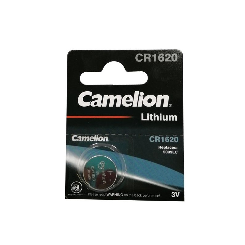 CAMELION CR1620-BP1 Battery Lit 3V 70mA 16x2.0MM