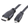 Raspberry Pi4 Model B Hdmi Cable  Micro HDMI to HDMI 1m - BLACK - T7732AX