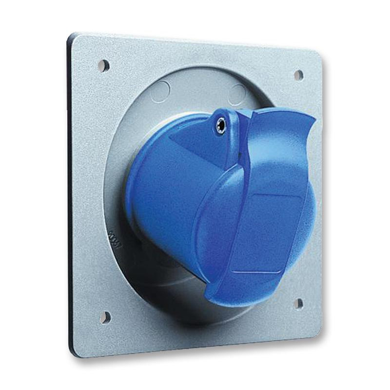 Pin & Sleeve Connector  16 A  250 V  Cable Mount  Socket  2P+E  Blue