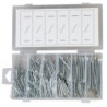 Duratool  Cotter Pin Set  Assorted  Steel  Silver  500 Pieces  D00366