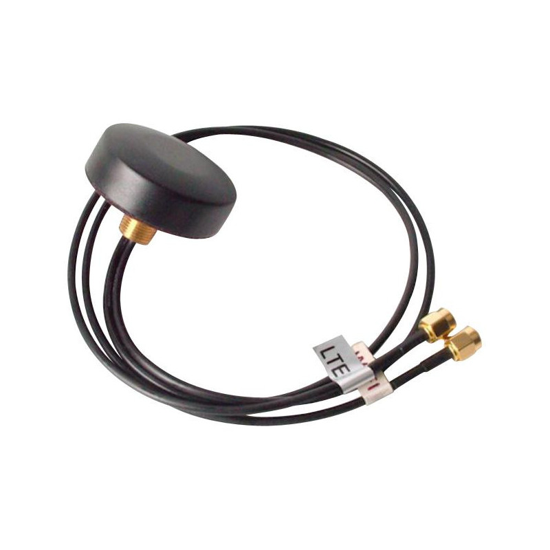 Antenna Puck  Screw  LTE & WiFi  1.88 GHz to 2.635 GHz  2 dBi  Cable 0.5m