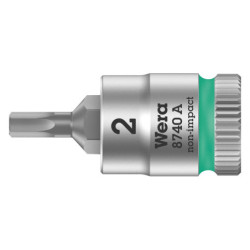 Wera (8740 2 X 28MM) Hex Driver Bit  Hex  2mm  28mm